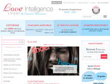 Tablet Screenshot of love-intelligence.fr